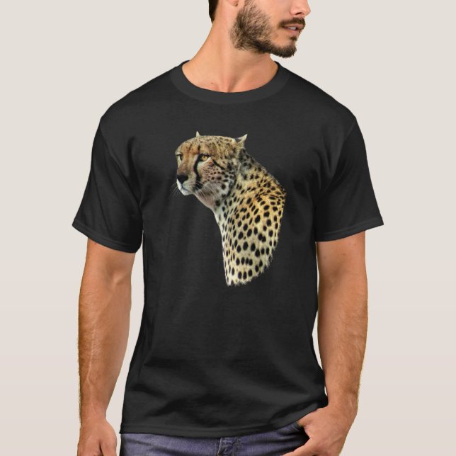 Gepard Ett Rovdjur Katt I Kenya Afrika  1 T Shirt (Framsida)
