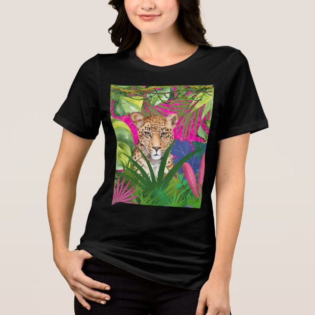 Gepard i gräset t shirt (Framsida)