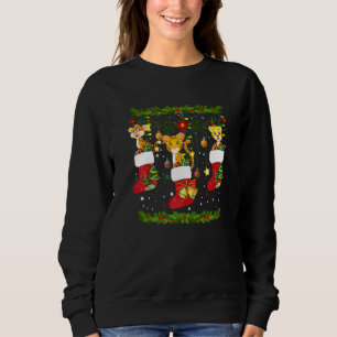 Gepard julstrumpor X Mas lampor Pyjamas Matchi T Shirt