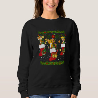 Gepard julstrumpor X Mas lampor Pyjamas Matchi T Shirt