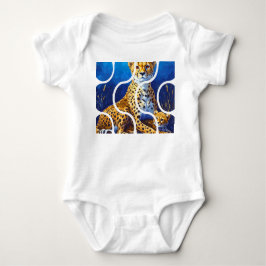 Gepard Mor och Unge Wildlife Design T Shirt