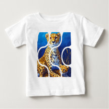 Gepard Mor och Unge Wildlife Design