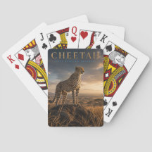 Gepard Östafrikansk savann DJUR Poker