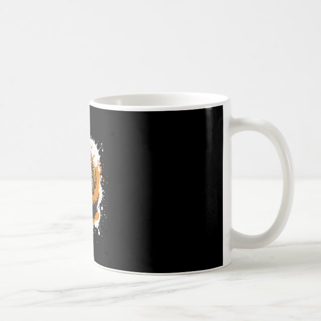Gepard som spelar fotboll Roligt djur  Kaffemugg (Höger)