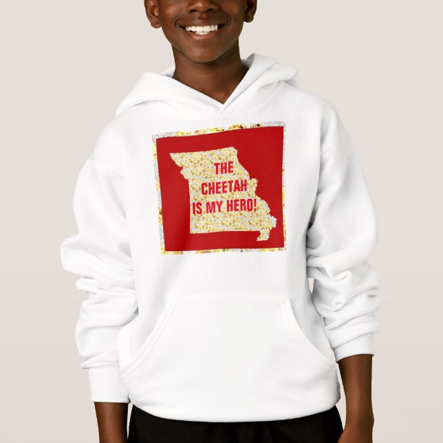 GEPARDEN ÄR MIN HJÄLTE! T SHIRT (Framsida)