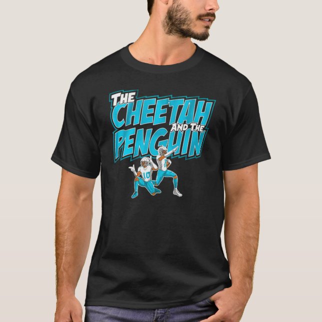 Geparden och pingvinen t shirt (Framsida)