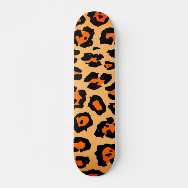 Gepardskinn Skateboard (Framsida)