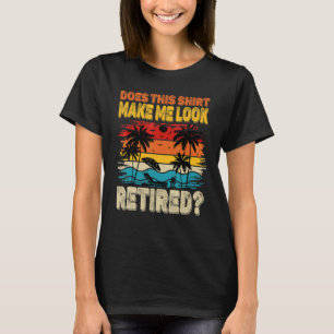 Ger detta mig att se ut som pensionär Retro pensio T Shirt