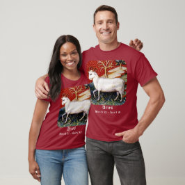 Ger Födelsedagsfesten Ram Zodiac-tecken T Shirt