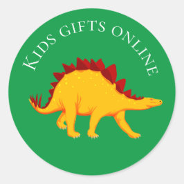 Ger för barn leksaker företagsmärkning runt klistermärke