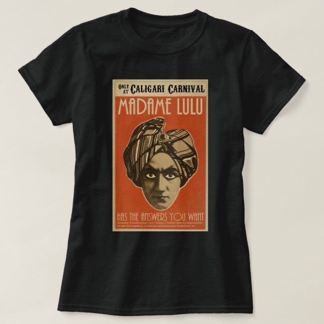 Ger För manar Asoue Poster Madame Lulu T Shirt (Design framsida)
