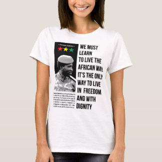 Ger För manar Che Guevara Thomas av Sankara Afrika T Shirt