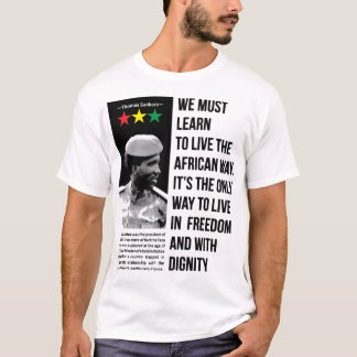 Ger För manar Che Guevara Thomas av Sankara Afrika T Shirt