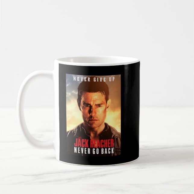 Ger För manar Jack Reacher Video Movie Tv Series Kaffemugg (Vänster)