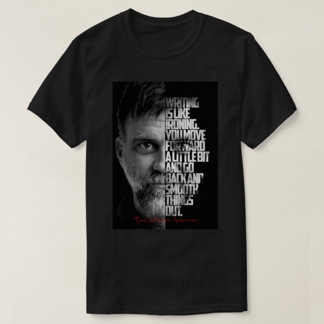 Ger För manar svart och vit Paul Thomas Andersson T Shirt (Design framsida)