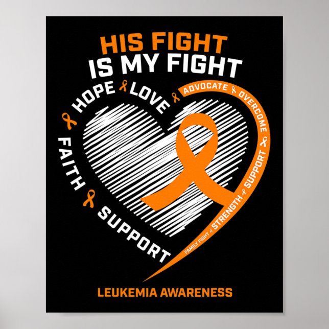 Ger kampen mot Leukemi-medvetandet om Make Manar L Poster (Framsidan)