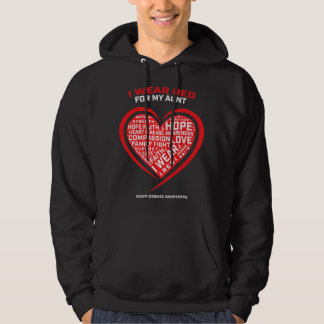 Ger kläder i Bära rött för min Moster hjärtsjukdom Hoodie