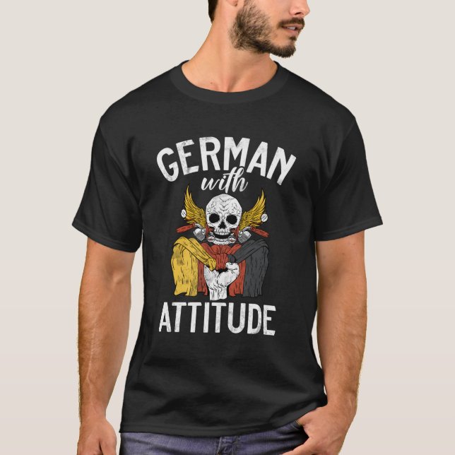Ger med attityder t shirt (Framsida)