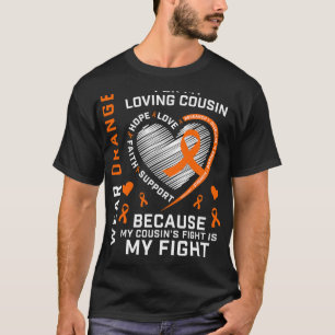 Ger Orange Fighter Cousin Många Sclerosis Awa T Shirt