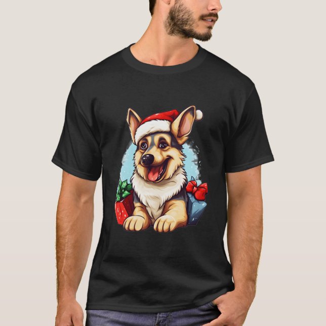 Ger Shepherd Ger Shepherd T Shirt (Framsida)