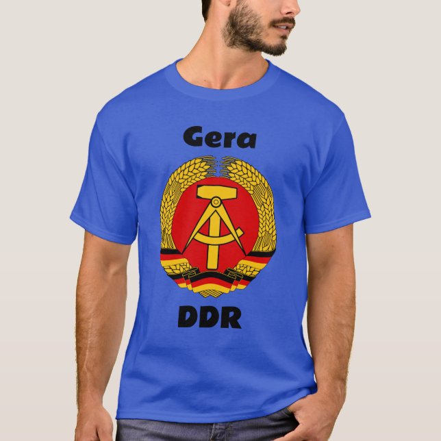 Gera, Öster Tyskland (DDR, GDR) T Shirt (Framsida)