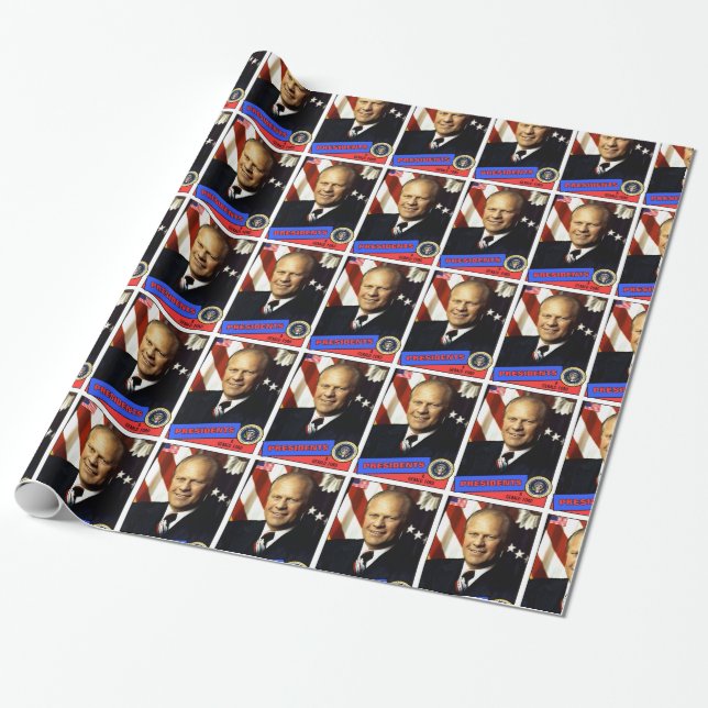 Gerald Ford Basebollkort Presentpapper (Utrullad)