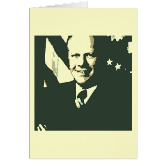 Gerald Ford Hälsningskort (Framsidan)
