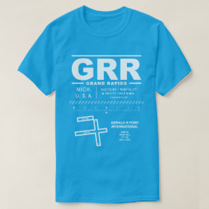 Gerald R. Ford Internationell Airport GRR T Shirt