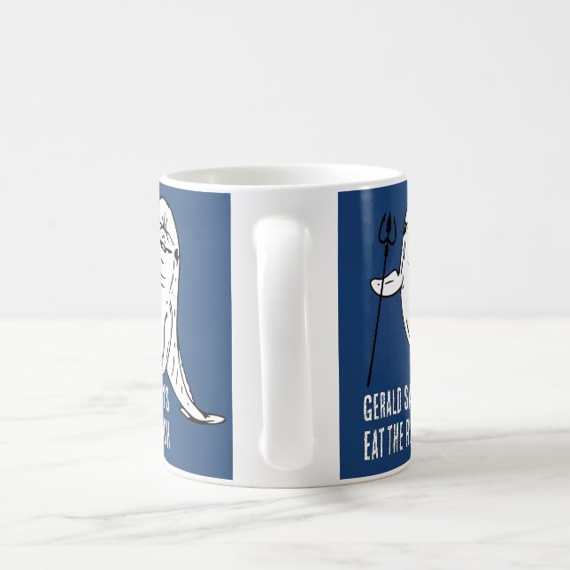 Gerald säger Ät de rika Kaffemugg (Handtag)