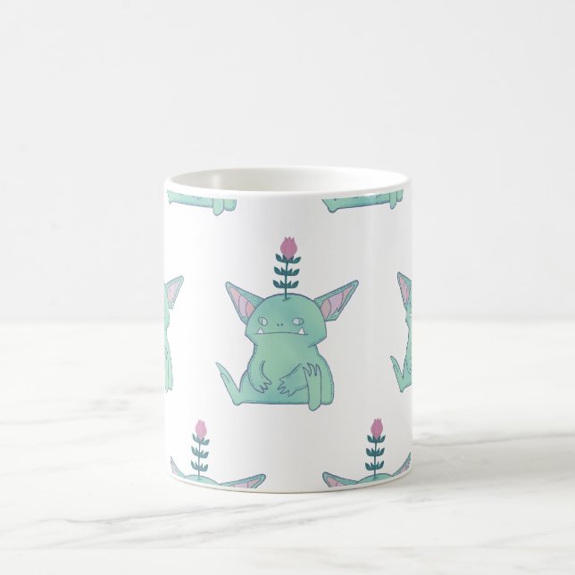 Gerald Tomten | Söt, Grinig Fantasiskapelse Kaffemugg (Center)