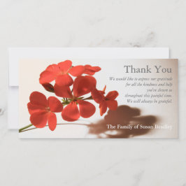 Geranium 2 Sympathy Tack som matchar frimärke