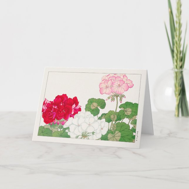 Geranium av Tanigami Konan Kort (Framsida)