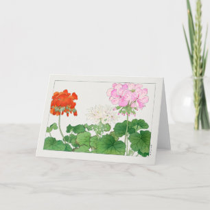 Geranium av Tanigami Konan Kort