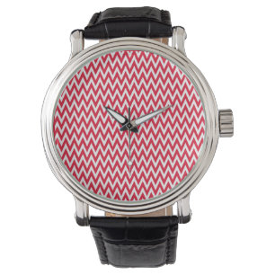 Geranium Elegant Chevron Design Armbandsur