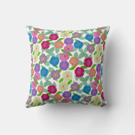 Geranium Flower Cushion Kudde
