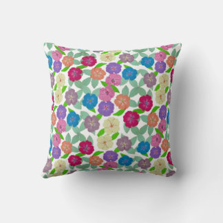 Geranium Flower Cushion Kudde