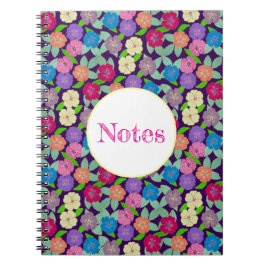 Geranium Flower Notebook Anteckningsbok