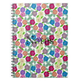Geranium Flower Notebook Anteckningsbok