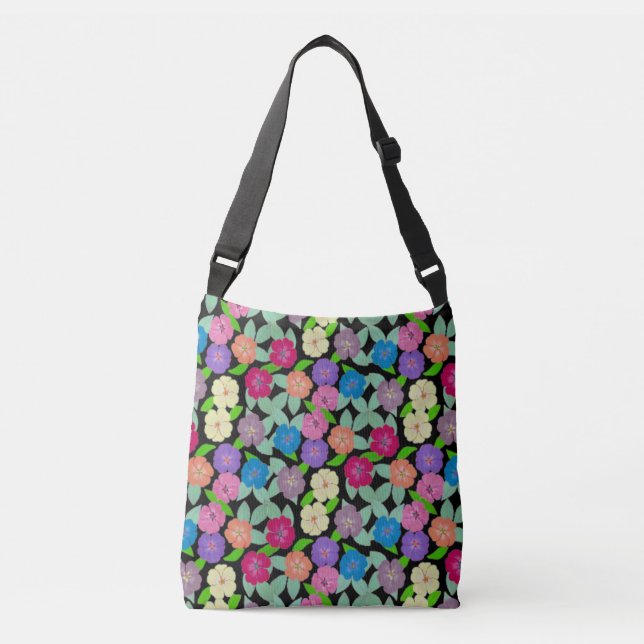 Geranium Flowers Tote Bag Axelväska (Framsida)