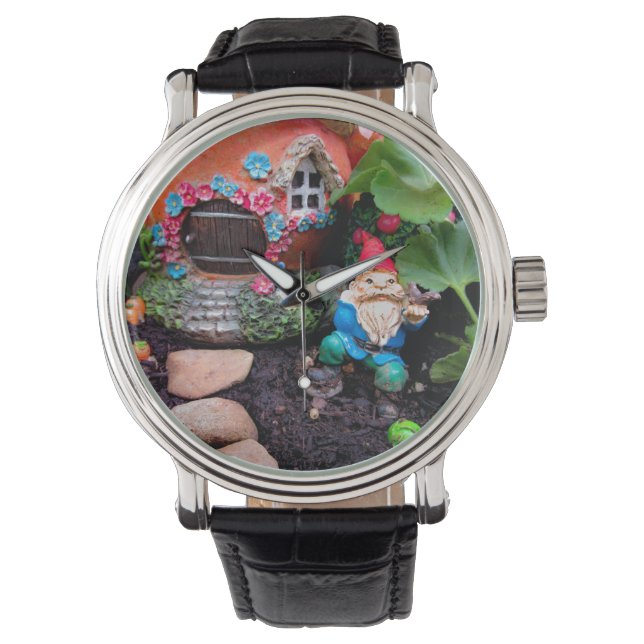 Geranium Gnome 01 Armbandsur (Framsida)