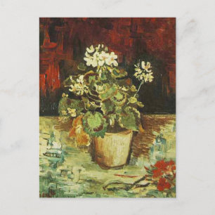 Geranium i en Flowerpot, Vincent van Gogh Vykort