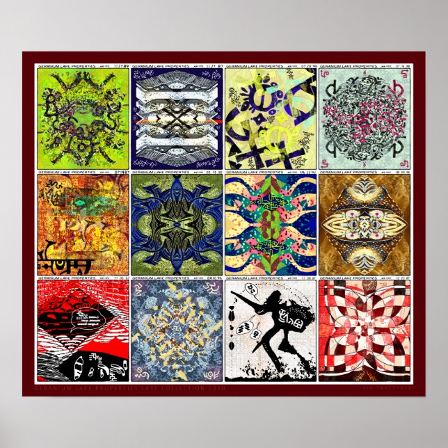 Geranium Sjö Egendom 2020 Poster (Framsidan)