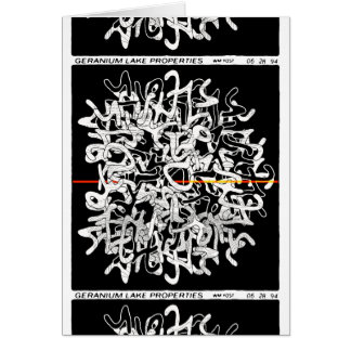 Geranium Sjö Egendom Hälsningskort