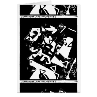 Geranium Sjö Egendom Hälsningskort
