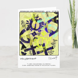 Geranium Sjö Egendom Helgkort