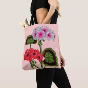 geranium tygkasse
