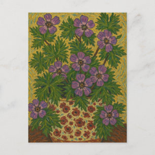 geranium wallichianum vykort