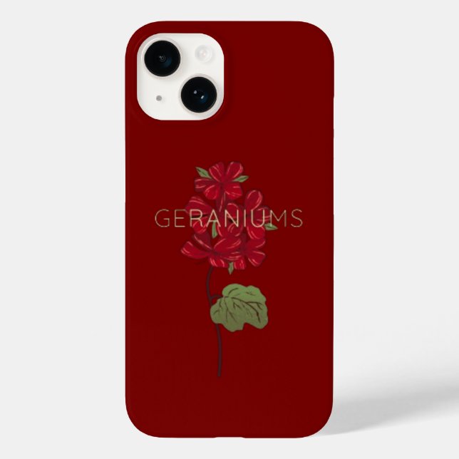 Geraniums Flower (Baksida)