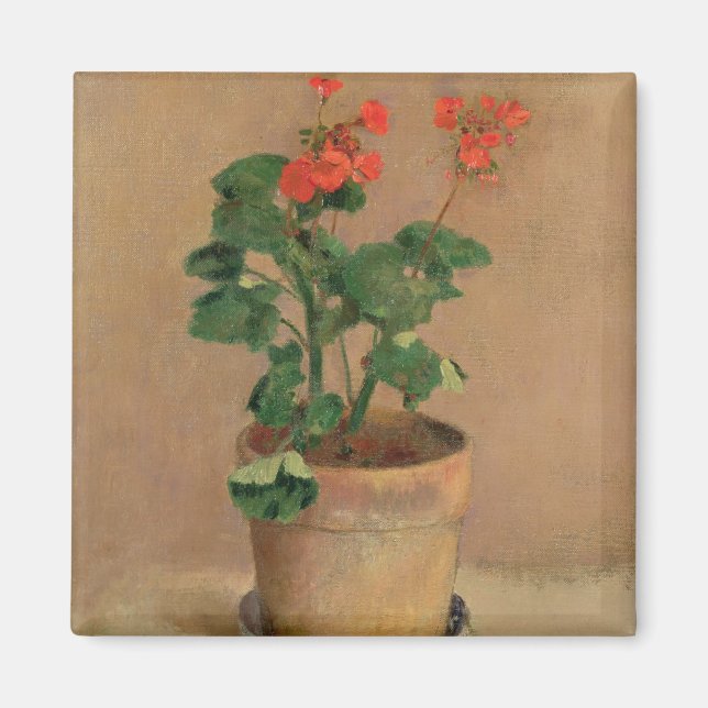 Geraniums in a Pot, c.1905 (oil on canvas) Magnet (Framsidan)