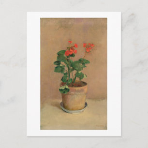 Geraniums in a Pot, c.1905 (oil on canvas) Vykort